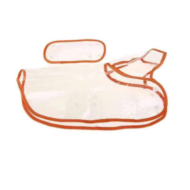 Transparenter Regenmantel