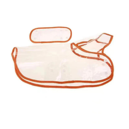 Transparenter Regenmantel