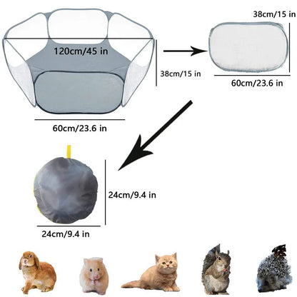 Tragbares Kleintiergehege
