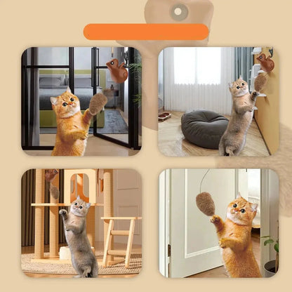SchwanzJäger – Eichhörnchen-Schwanz Spielzeug für Katzen
