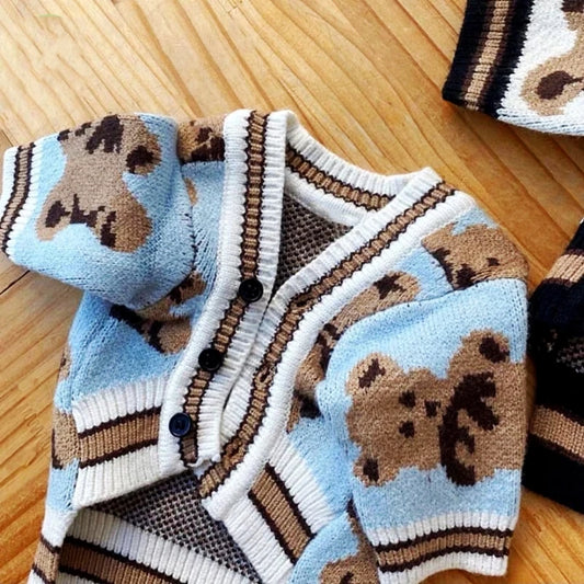Gestreifter Cardigan für Hunde & Katzen