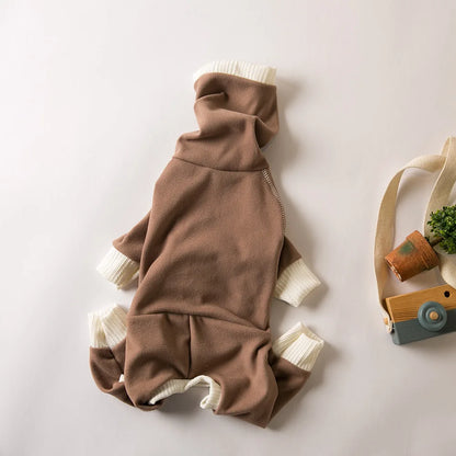 Plüsch-Winteranzug für Hunde