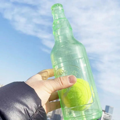 „Bierflasche“ mit Tennisball