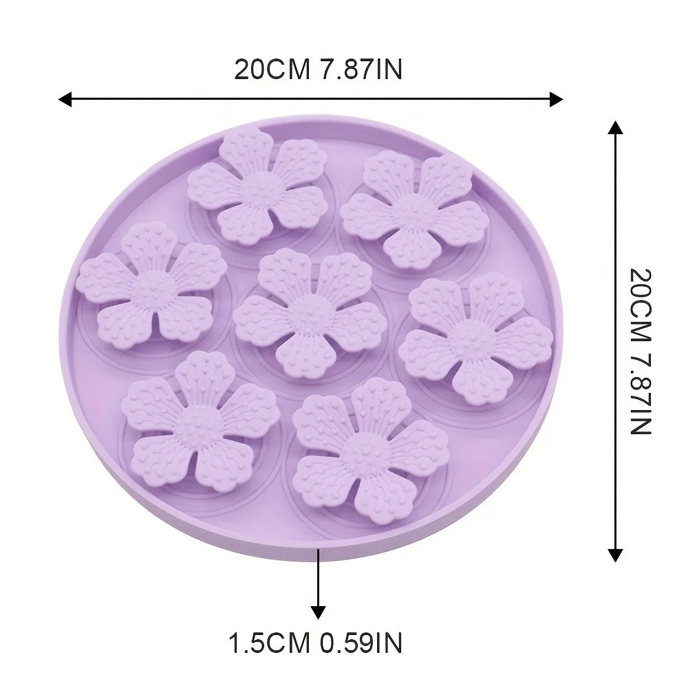 Schleckmatte mit Saugnäpfen