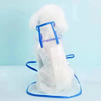 Transparenter Regenmantel