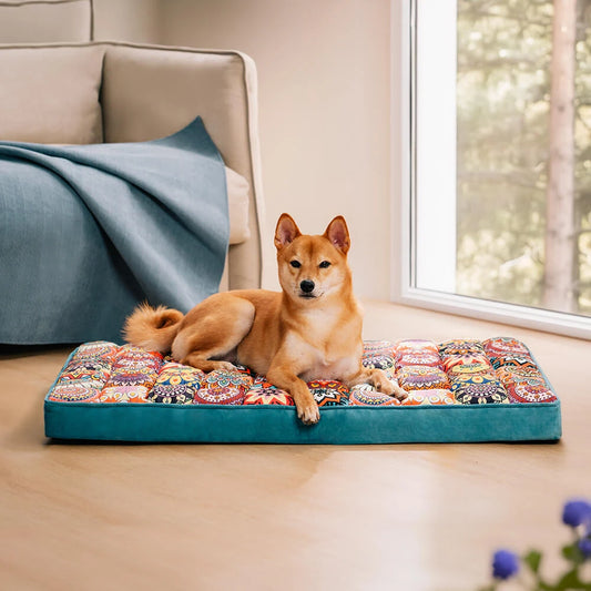 Orthopädisches Hundebett mit marokkanischem Design