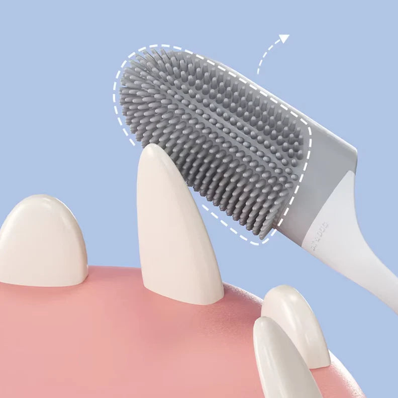 MundMeister – Weiche TPR-Zahn- und Zungenbürste