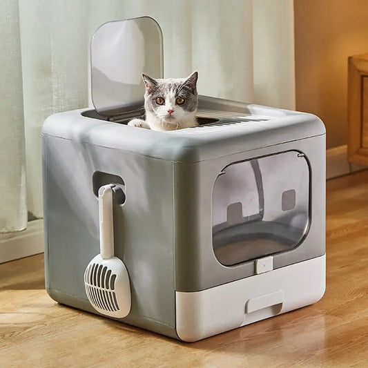 Faltbare Katzentoilette