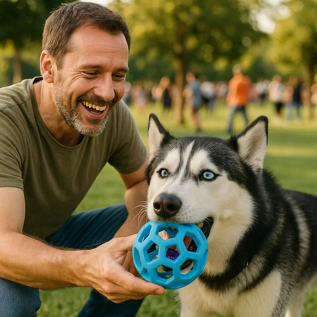 Glocken-Ball Spielzeug für Hunde